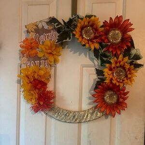 Sunflower wreath